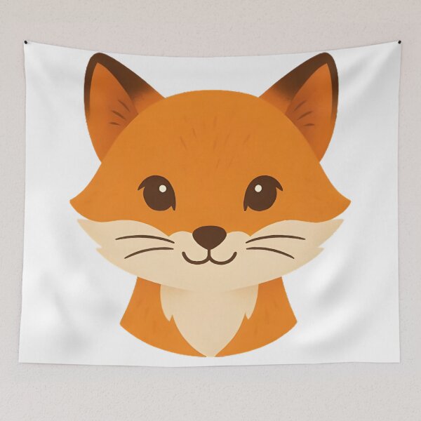 Item preview, Picture of a happy fox designed and sold by Adriiian Shop.