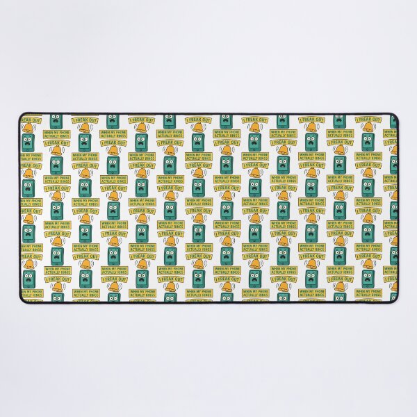 Item preview, I Freak Out When My Phone Actually Rings Funny Smartphone Anxiety Design designed and sold by TeeTimeTreasure.