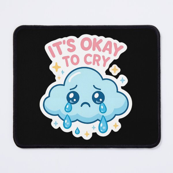 Item preview, cute crying cloud sparkle tears aesthetic designed and sold by designerDop.