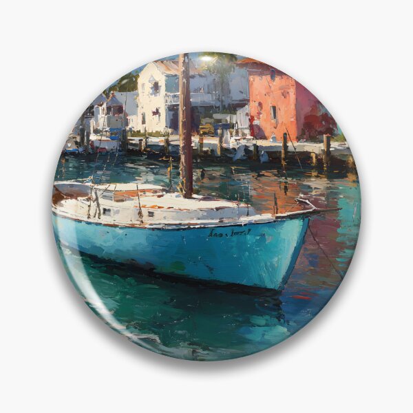Item preview, Key West Harbor with Colorful Buildings and Calm Blue Water designed and sold by daila70.