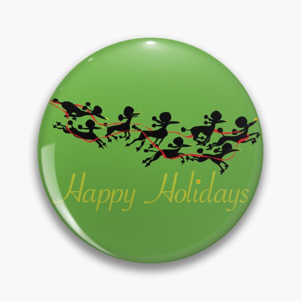 Item preview, Poodle Sleigh designed and sold by Wendy Wahman.