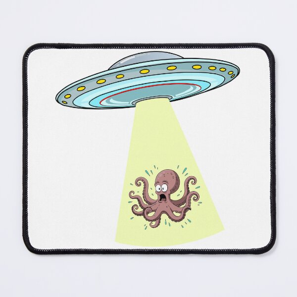 Item preview, Octopus Abduction by UFO designed and sold by Really Bad Art.