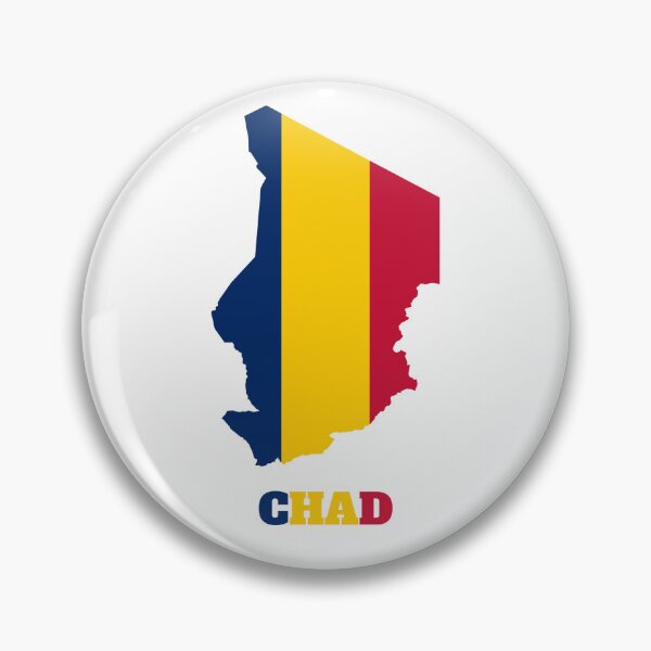 Item preview, CHAD flag map design designed and sold by BasbiArt.