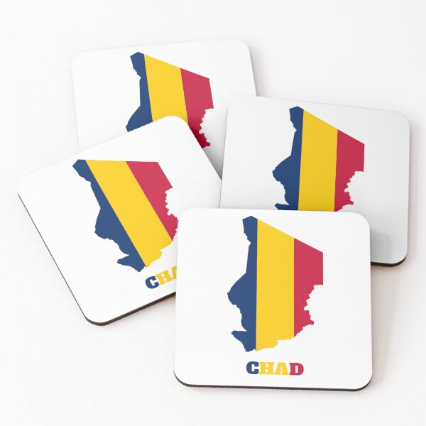 Item preview, CHAD flag map design designed and sold by BasbiArt.