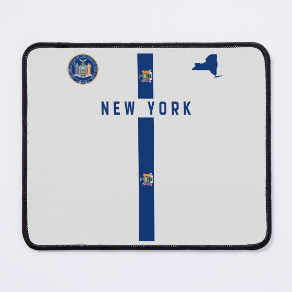 Item preview, Modern New York Cross Design - State Seal, Map & Flag Inspired designed and sold by mashmosh.