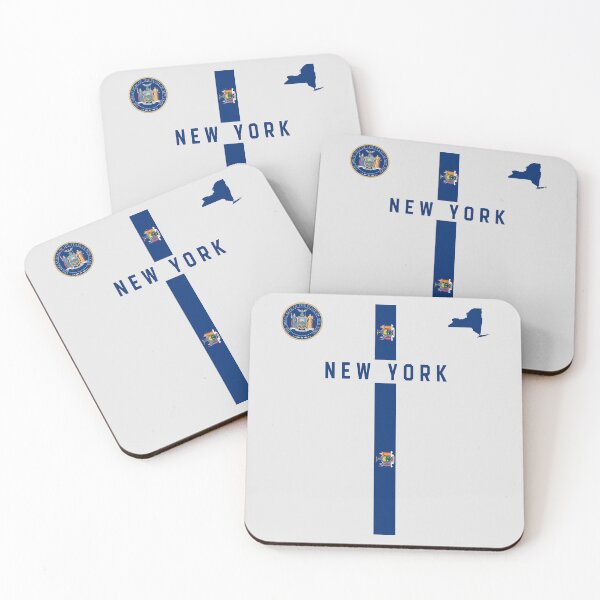 Item preview, Modern New York Cross Design - State Seal, Map & Flag Inspired designed and sold by mashmosh.
