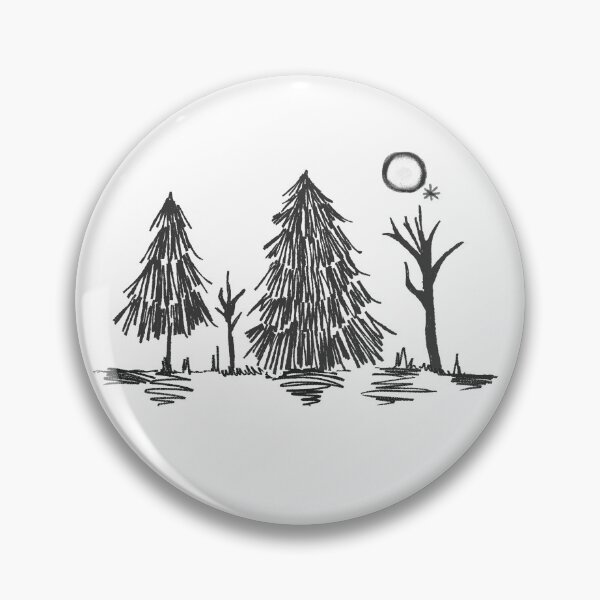 Item preview, Sticky Treeline designed and sold by turingpatterns.