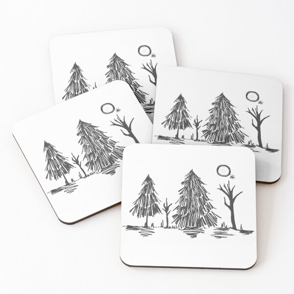 Item preview, Sticky Treeline designed and sold by turingpatterns.