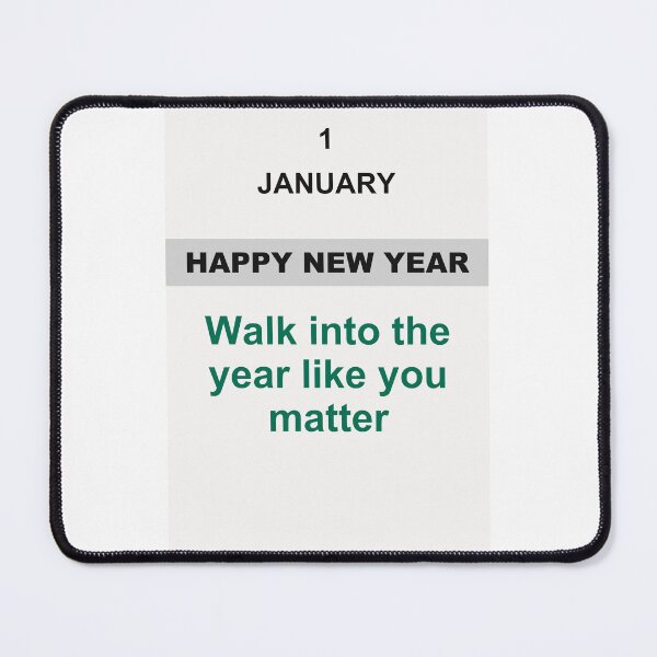 Item preview, Happy New Year - January 1, Edition: 81 designed and sold by ariksworld.