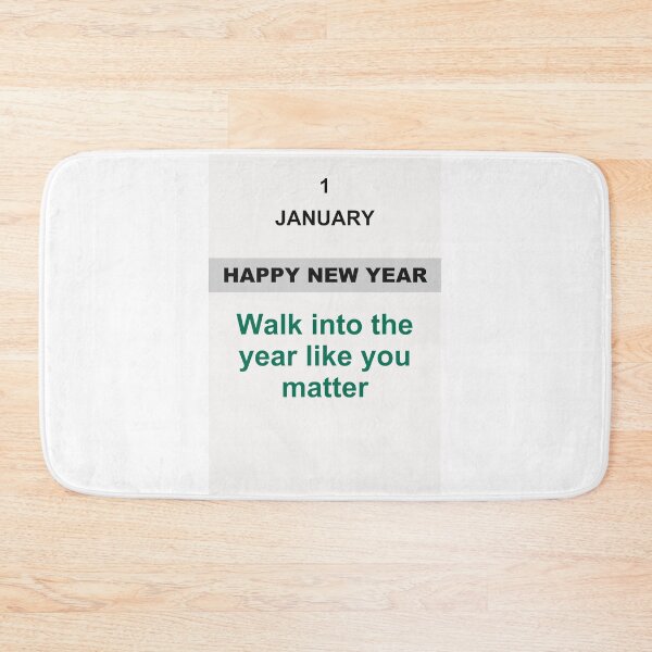 Item preview, Happy New Year - January 1, Edition: 81 designed and sold by ariksworld.