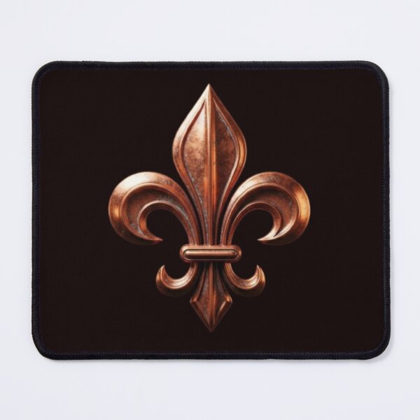 Item preview, Fleur De Lys Copper Medieval Heraldic Emblem designed and sold by ProjectNoah.