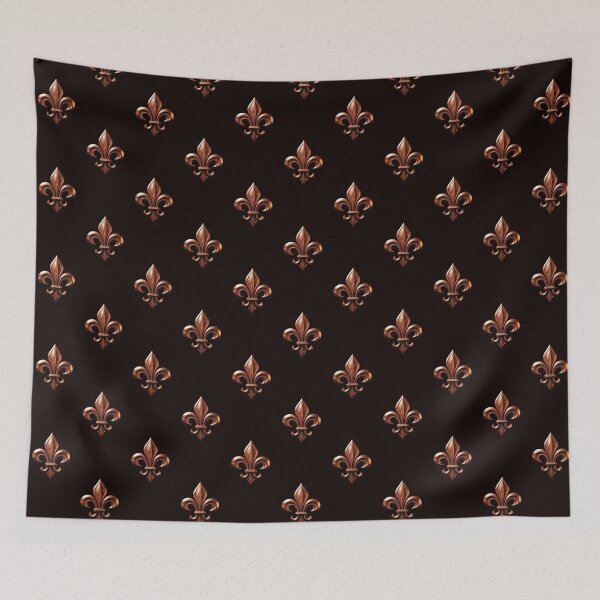 Item preview, Fleur De Lys Copper Medieval Heraldic Emblem designed and sold by ProjectNoah.