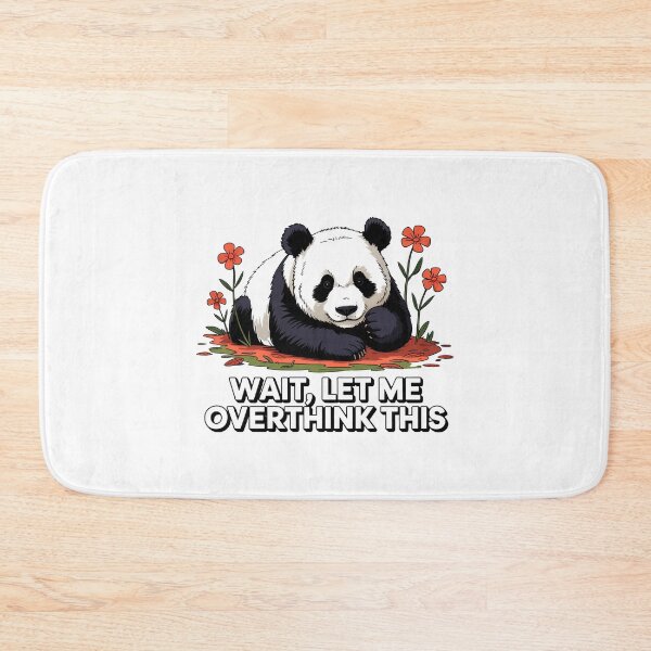 Item preview, Overthinking Panda Cute Funny Anxiety Design designed and sold by MonkiFlipp.