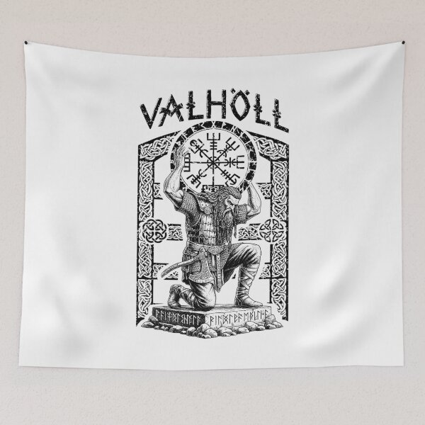 Item preview, Viking Valhalla Compass Bearer Warrior Old Norse Mythology designed and sold by GrandeDuc.
