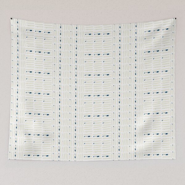 Item preview, Minimalist Pattern of Vertical Strokes and Stripes designed and sold by ElizabethCoelho.