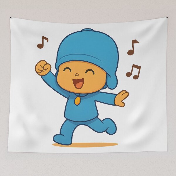 Item preview, Happy Pocoyo dancing designed and sold by Adriiian Shop.