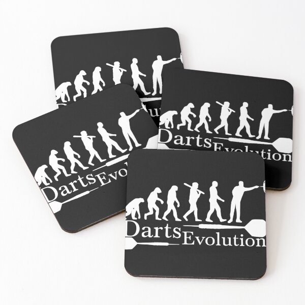 Artikelvorschau, Darts Evolution – Funny Dart Player Evolution Illustration entworfen und verkauft von TheØche.