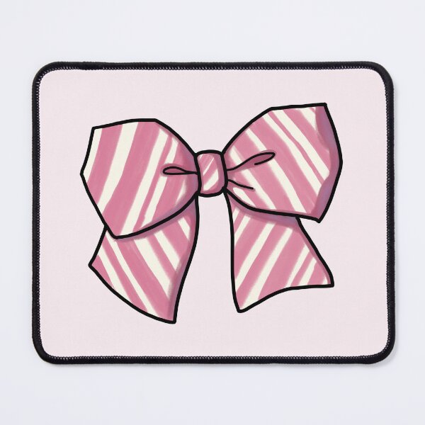 Item preview, Pink Candy Cane Bow designed and sold by Ellen Wilberg.