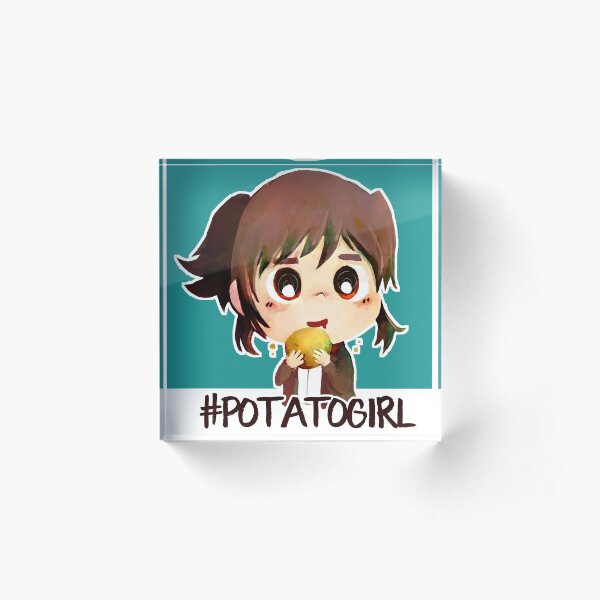 #POTATOGIRL (Sasha Braus) Acrylic Block