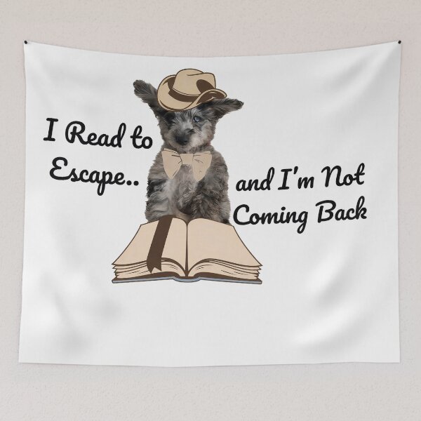 Item preview, i read to escape.. and im not coming back | book jokes. T-Shirt designed and sold by InkByDavid.
