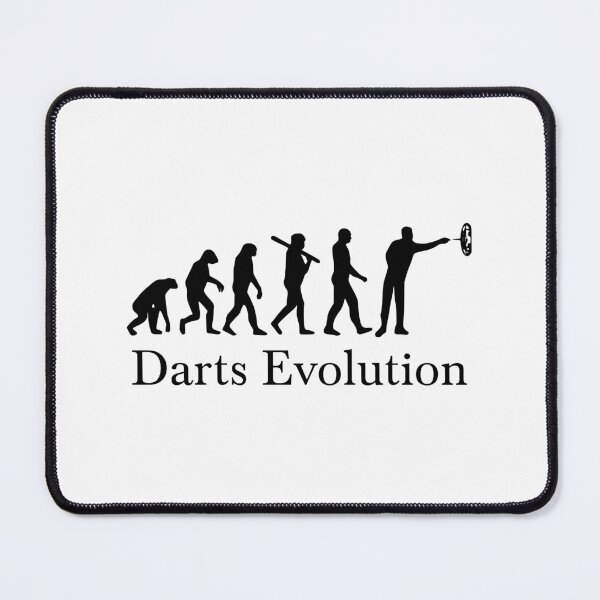 Item preview, Darts Evolution – Funny Dart Player Evolution Illustration designed and sold by TheØche.