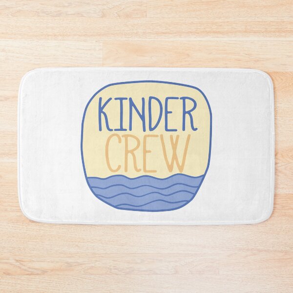 Item preview, Kinder Crew cute text designed and sold by Think4Prints.