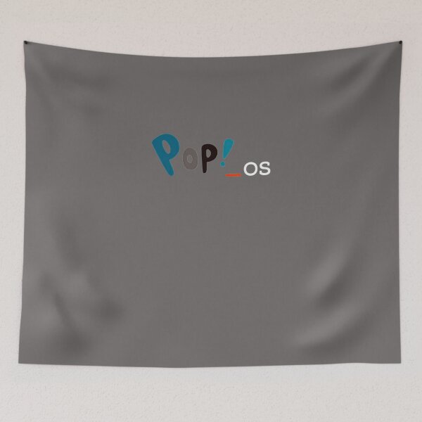 Item preview, POP_OS-WIDE-LOGO designed and sold by JanGlobig.