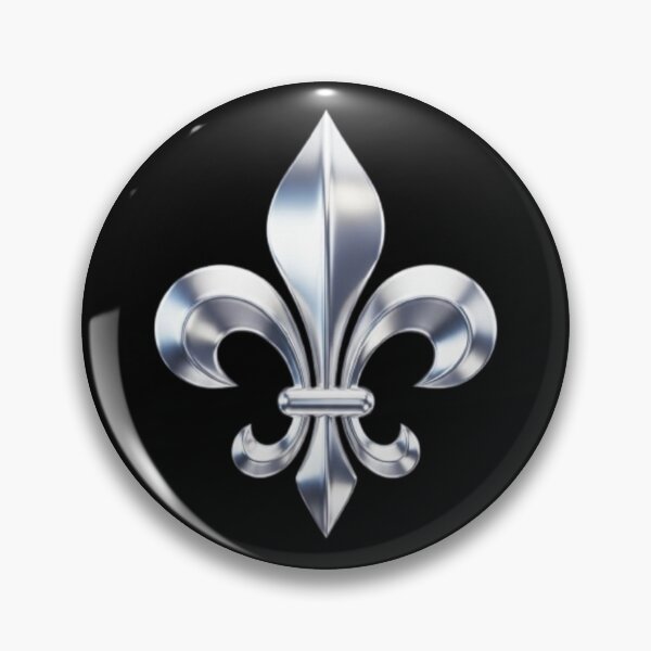 Item preview, Fleur De Lys Platinum Luxury Royal Heraldic Emblem designed and sold by ProjectNoah.