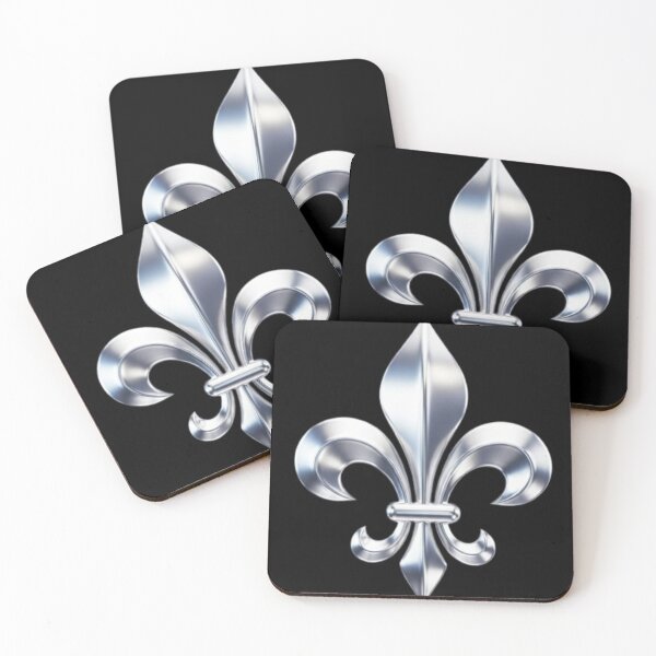 Item preview, Fleur De Lys Platinum Luxury Royal Heraldic Emblem designed and sold by ProjectNoah.
