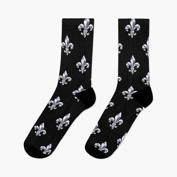 Aperçu de l'œuvre Fleur de Lys Platine Emblème Héraldique Royal de Luxe créée et vendue par ProjectNoah.