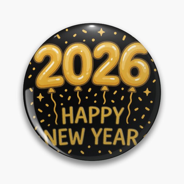 Item preview, Gold Balloon 2026 Happy New Year – Celebration Party designed and sold by PunchDrop.