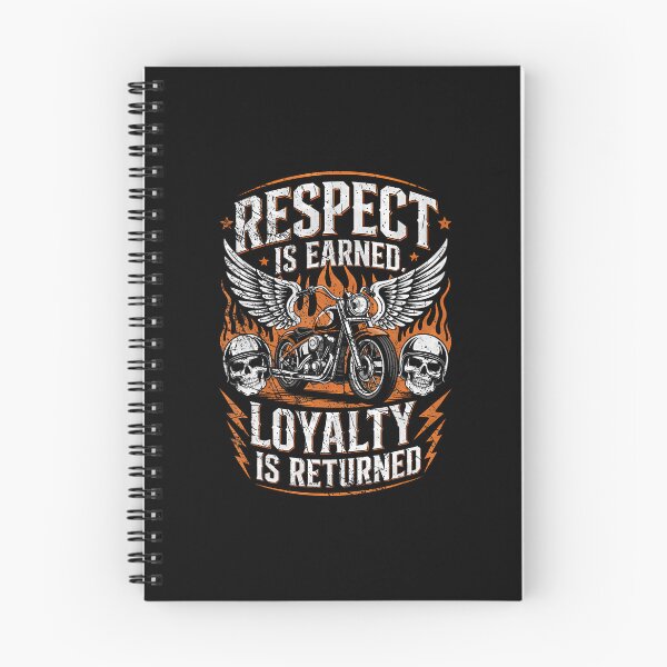 Item preview, Biker Respect Is Earned Loyalty Is Returned Funny Motorcycle designed and sold by EdithKelly1.