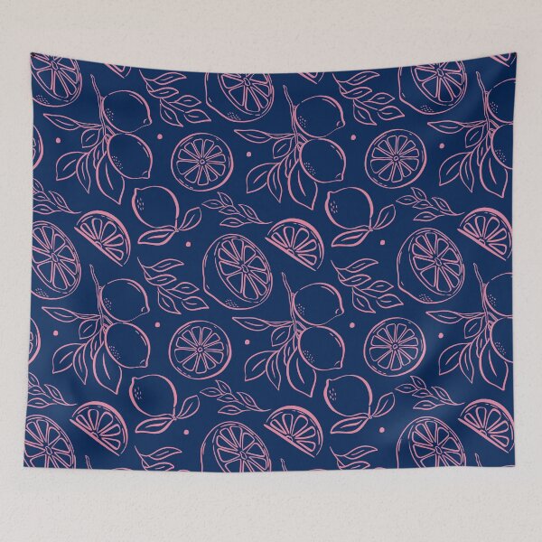 Item preview, Whimsical Hand-Drawn Lemon Line Art Pattern – Fresh, Minimal & Modern designed and sold by Olive Lane Creative.