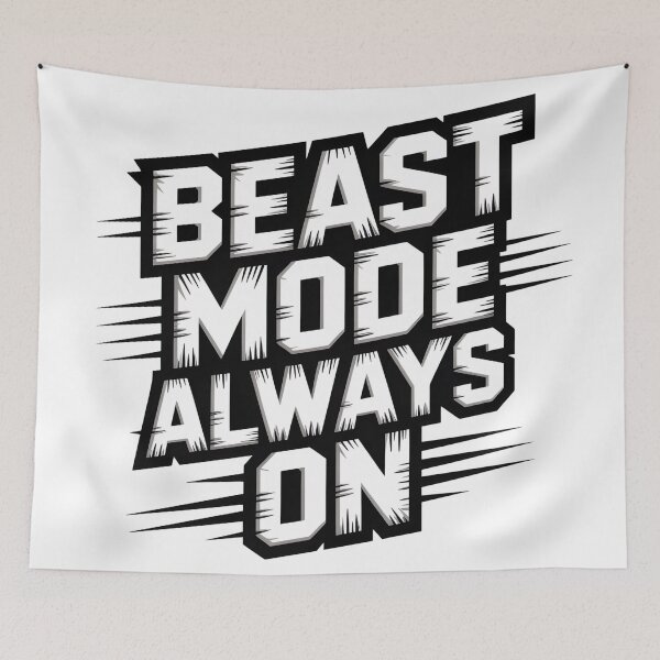 Item preview, Beast Mode Always On designed and sold by Haji  Kamora.