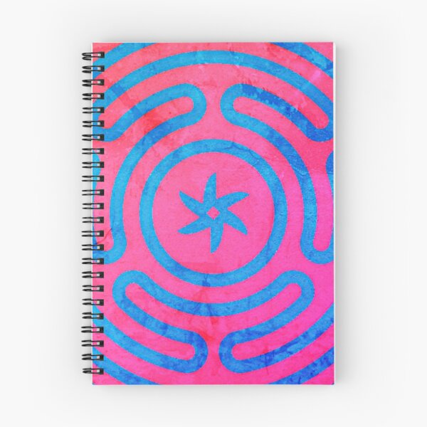 Item preview, Hecate's Wheel Red on Blue designed and sold by Kwandry.