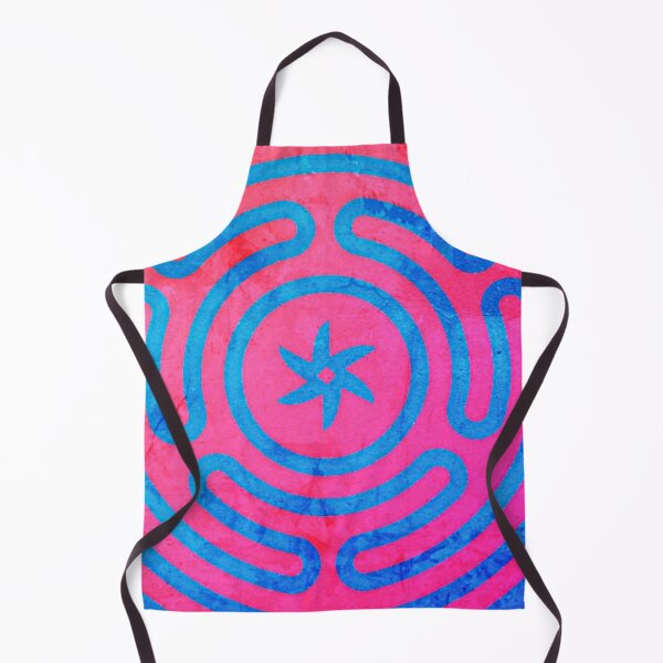 Item preview, Hecate's Wheel Red on Blue designed and sold by Kwandry.