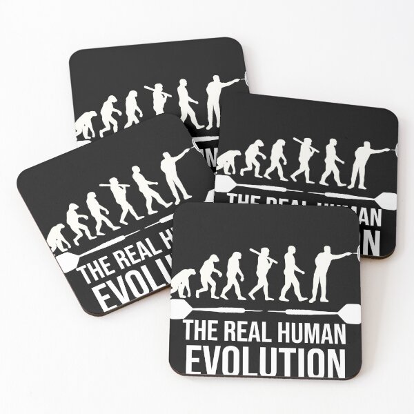 Artikelvorschau, Darts Evolution – Funny Dart Player Evolution Illustration entworfen und verkauft von TheØche.