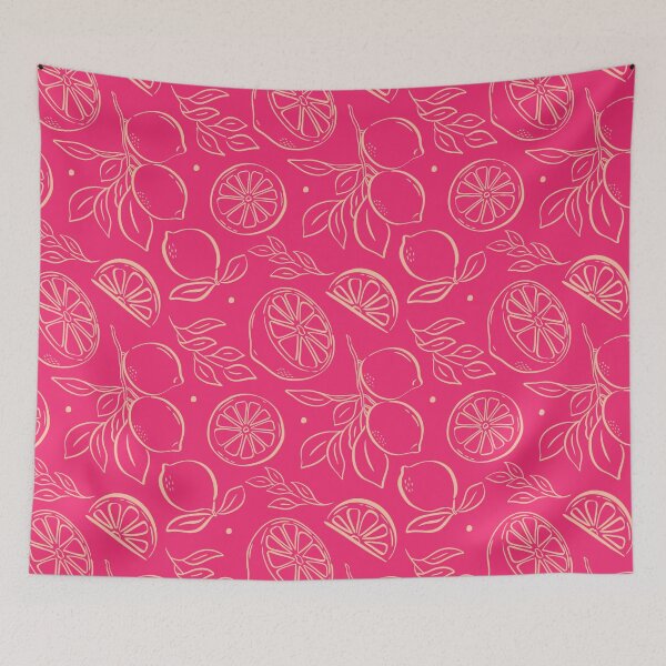Item preview, Whimsical Hand-Drawn Lemon Line Art Pattern – Fresh, Minimal & Modern designed and sold by Olive Lane Creative.