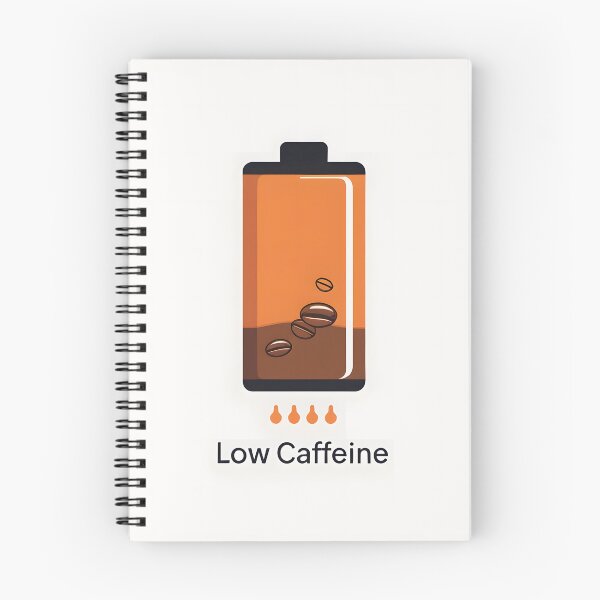 Item preview, Low Caffeine Battery - Funny Coffee Lover designed and sold by InkDropShop3112.