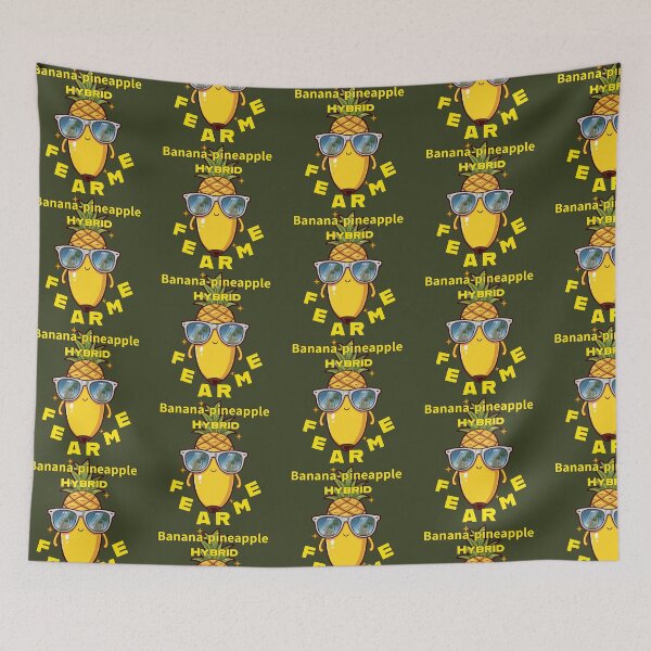 Item preview, Banana-Pineapple Hybrid “Fear Me” – Funny Tropical Fruit Cartoon Design for T-shirts, Hoodies, Stickers and Gifts designed and sold by Lunalayer Boutique .