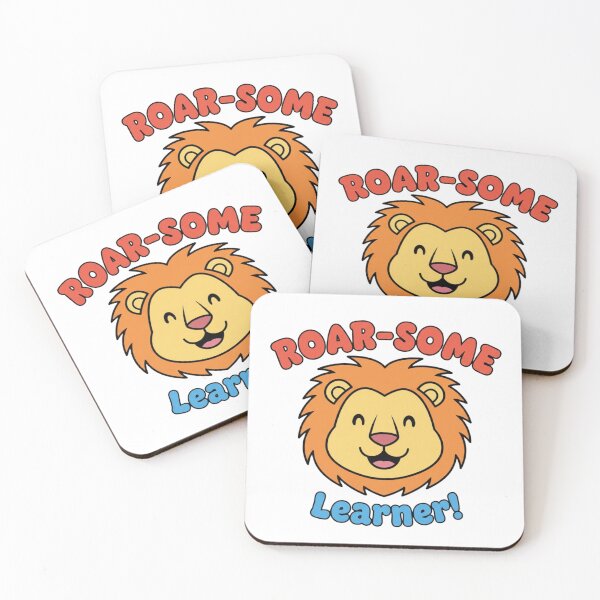 Item preview, Roar-some Learner! Cute Happy Lion Kids Motivation and Student Reward Design designed and sold by Rose Collection Shop.