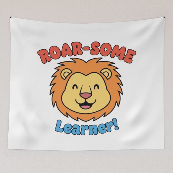 Item preview, Roar-some Learner! Cute Happy Lion Kids Motivation and Student Reward Design designed and sold by Rose Collection Shop.