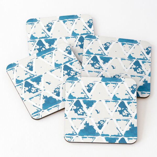 Item preview, Geometric Triangle Mosaic with Dye Texture designed and sold by ElizabethCoelho.