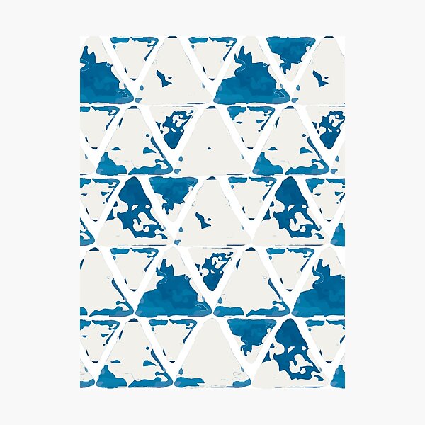 Item preview, Geometric Triangle Mosaic with Dye Texture designed and sold by ElizabethCoelho.