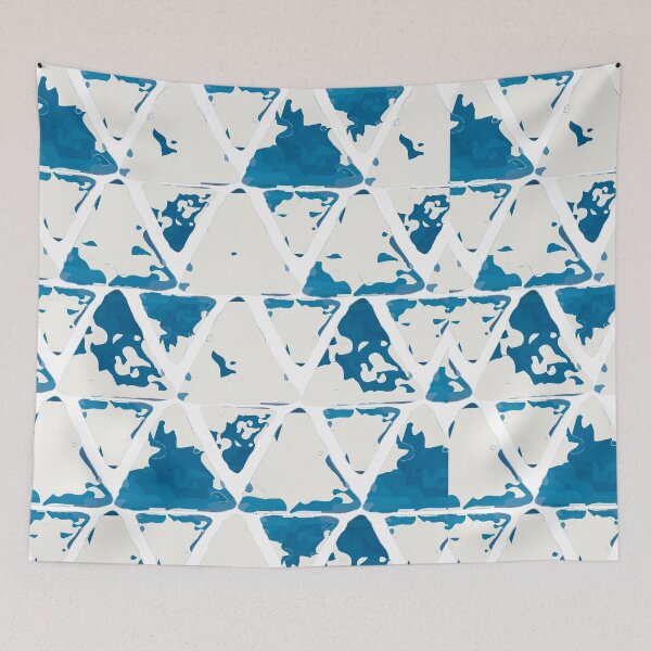 Item preview, Geometric Triangle Mosaic with Dye Texture designed and sold by ElizabethCoelho.