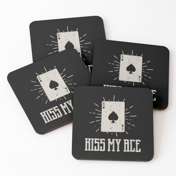 Item preview, Kiss My Ace - Funny Poker Player Humor Taxes Holdem designed and sold by EdithKelly1.