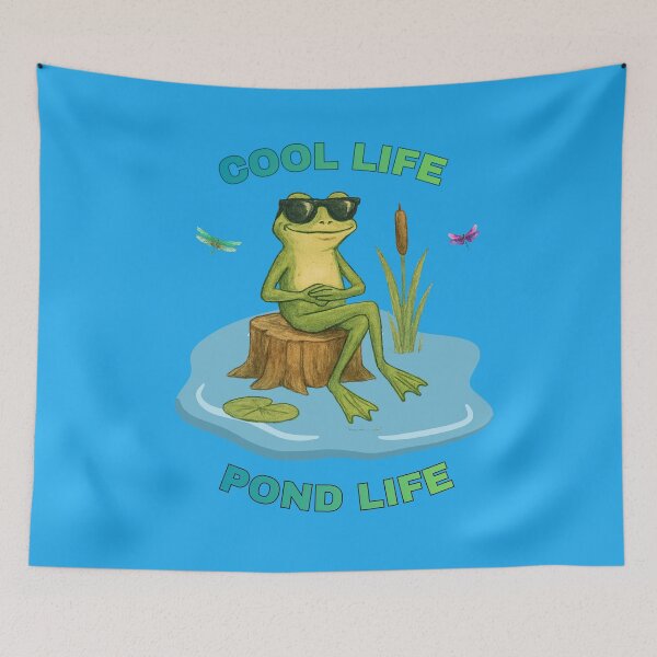 Item preview, COOL LIFE POND LIFE (FROG 1) designed and sold by Brickroad Dsigns.