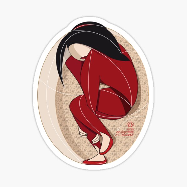 Training figurative dance Sticker