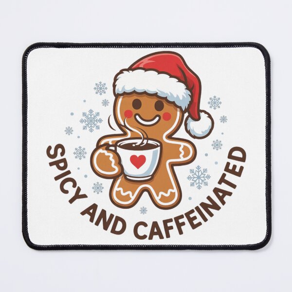 Item preview, Spicy and Caffeinated Gingerbread Coffee Christmas designed and sold by ZACK ART.