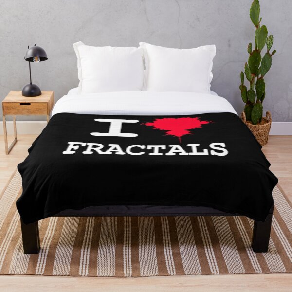 Item preview, Funny Nerdy I Heart Mandelbrot Fractals Geometry Math Teacher White Text designed and sold by MathWare MathClips.